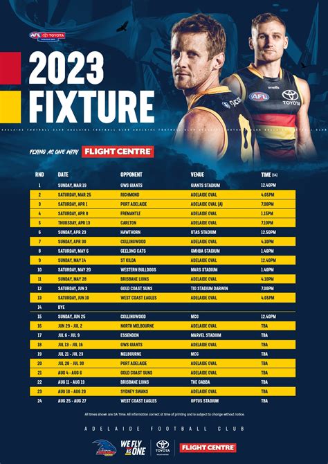 AFL Fixtures and Results .